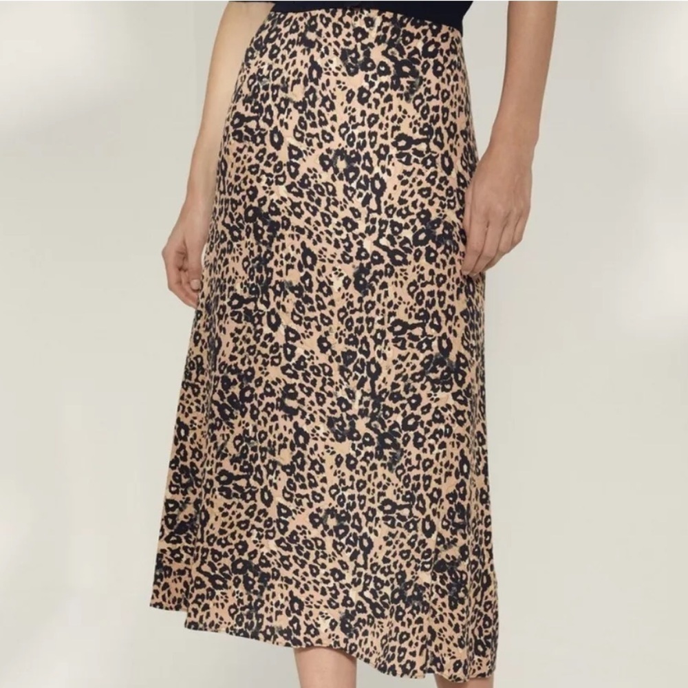 Wilfred Aritzia Cheetah Midi Skirt (14)